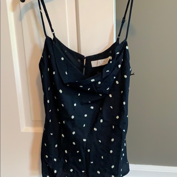 Astr Tops - ASTR the label black and white cami